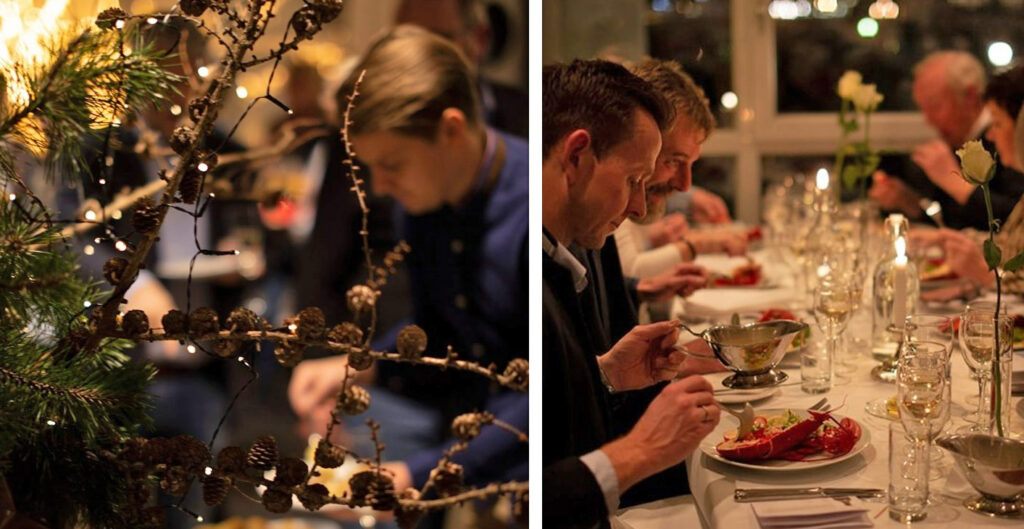 Julebord i maritime omgivelser